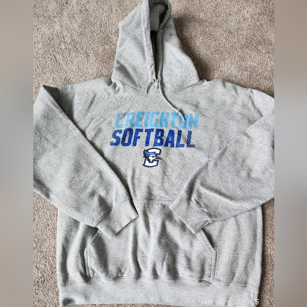 Creighton Softball Gray Hoodie